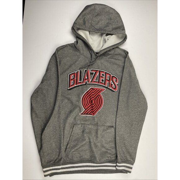 UNK Portland Trail Blazers Hoodie Men’s M Gray NBA Basketball - Picture 2 of 9